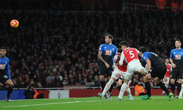 Gabriel anota en el triunfo del Arsenal ante el Bournemouth | Fotografía: Arsenal
