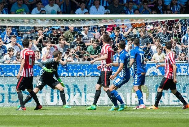 El gol de Theo Hernández. | Foto: Athletic.