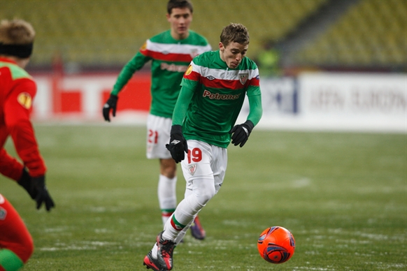 Muniain dispara desde lejos. | Foto: Athletic