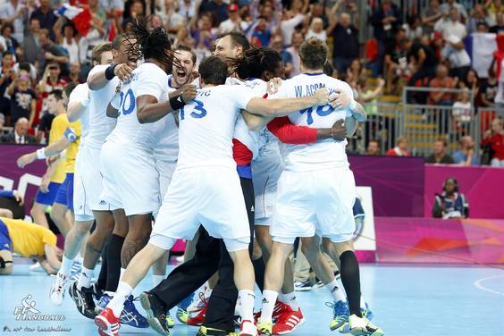 Francia celebrando el oro de los Juegos Olímpicos de Londres. | Sportissimo / S.Pillaud.