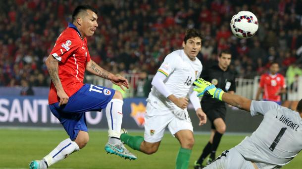 Bolivia was thrashed 5-0 the last time they faced Chile, which was the 2015 Copa America. Photo provided by AP. 