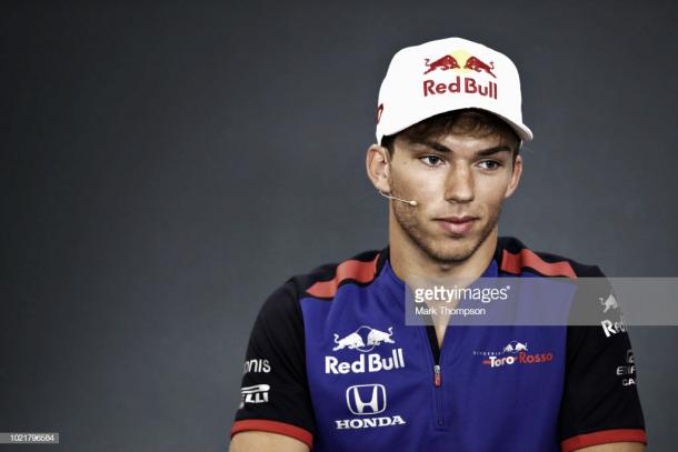 Gasly correrá para Red Bull en 2019. Foto: Getty Images.