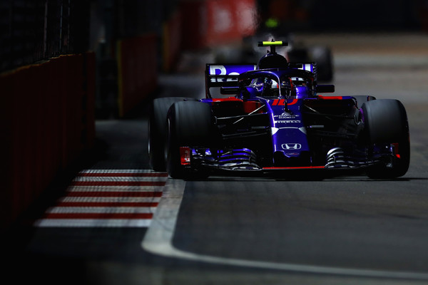 Pierre Gasly durante el Gran Premio de Singapur | Fuente: Getty Images