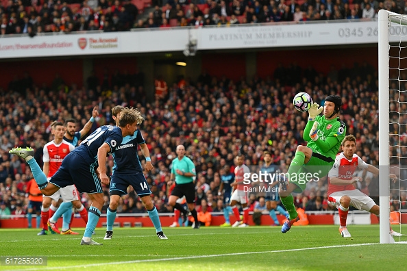 Gaston Ramirez spurnes Middlesbroughs best chance v Arsenal | Photo: Getty Images/