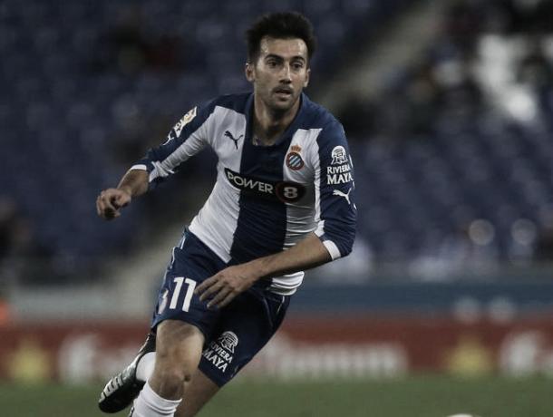 Lanzarote, jugando con el Espanyol | Foto: Pep Morata - Mundo Deportivo
