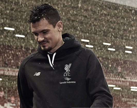 Dejan Lovren may be the most obvious candidate to replace the injured skrtel (image:getty)