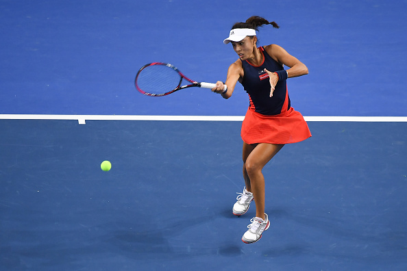 Wang Qiang failed to capitalize on her chances early on | Photo: Zhe Ji / Getty Images