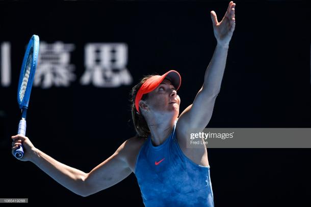 Sharapova, pictured here at the Australian Open, has barely played in 2019 (Getty Images/Fred Lee)