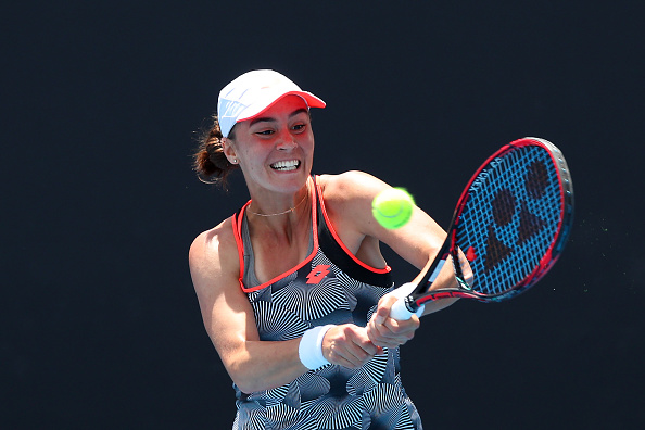 Anhelina Kalinina during the 2019 Australian Open qualifiers (Photo: Graham Denholm)