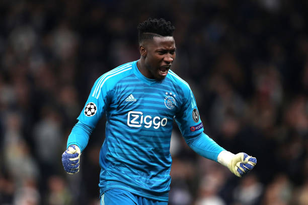 Ajax keeper Andre Onana is wanted by a lot of Arsenal fans (Photo by Julian Finney via Getty Images)