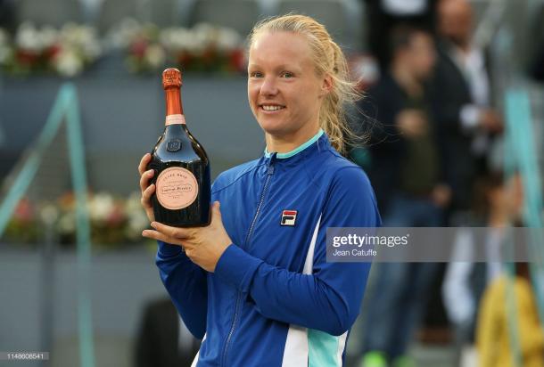 Bertens won the biggest title of her career in Madrid (Getty)