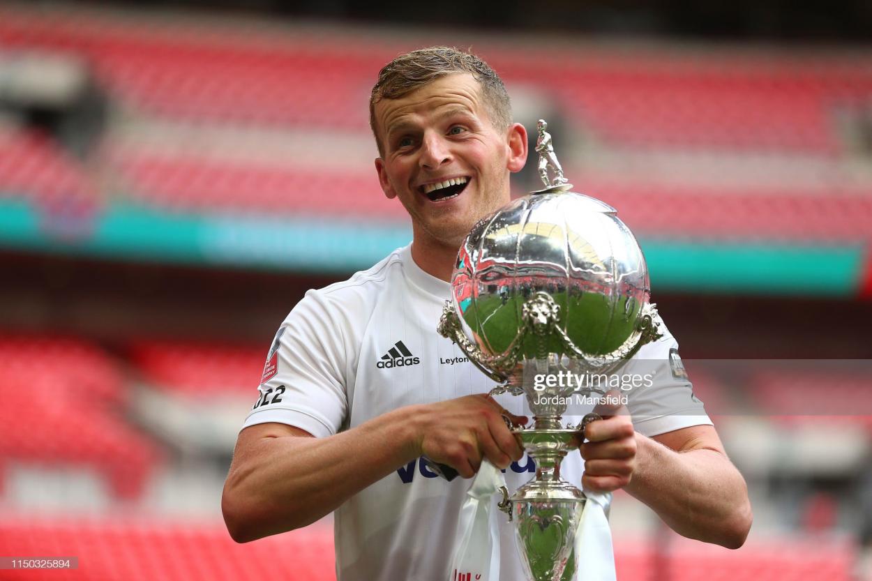Danny Rowe helped the Coasters to an FA Trophy final win in 2019  (Photo by Jordan Mansfield/Getty Images)