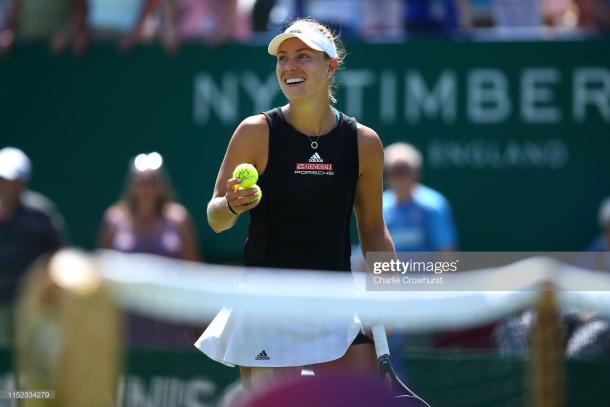 Kerber will be hoping that it is third time lucky for her in Eastbourne finals (Getty Images/Charlie Crowhurst)