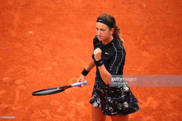 Azarenka fought valiantly, but ultimately fell short (Getty Images/Clive Brunskill)