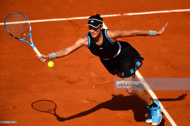 Muguruza in action (Getty Images/Clive Mason)