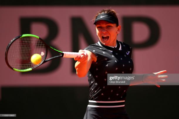 Halep dropped just three games as she reached the fourth round (Getty Images/Clive Brunskill)