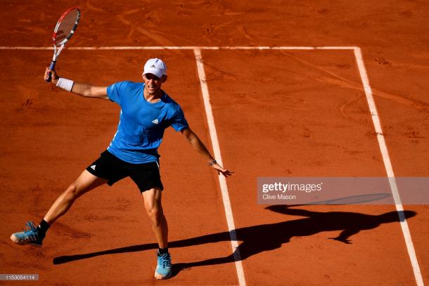 Thiem in action (Getty Images/Clive Mason)