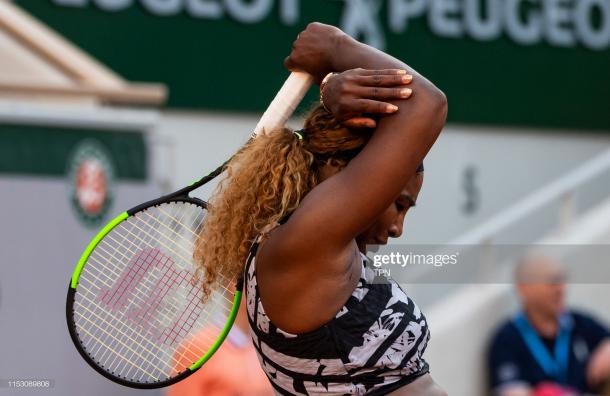 Williams had no answers for Kenin's play in their third-round match/Photo: TPN/Getty Images