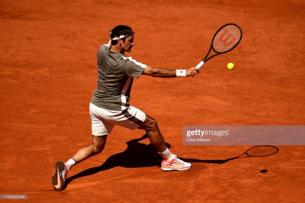 Federer has not dropped a set this fortnight (Getty Images/Clive Mason)