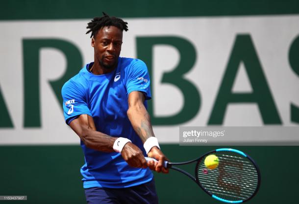 Monfils did not come too close to threatening Thiem today (Getty Images/Julian Finney)