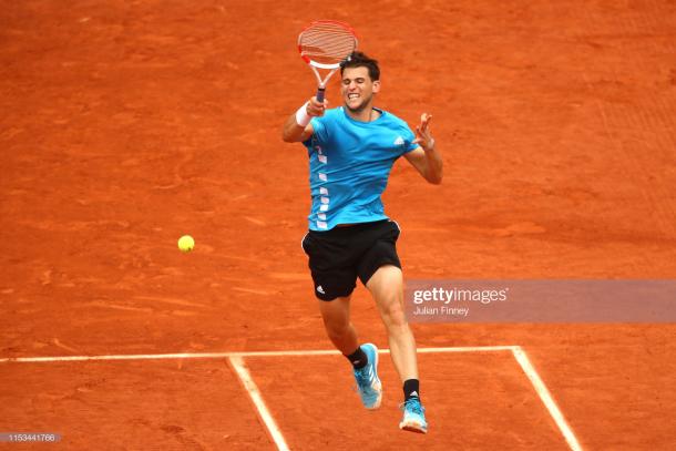 Thiem played his best match of the tournament so far (Getty Images/Julian Finney)