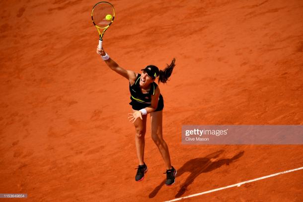 Konta's serve will be key to her chances of victory (Getty Images/Clive Mason)