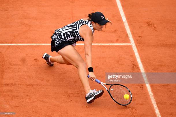 Barty will look to employ her slice regularly (Getty Images/Clive Mason)