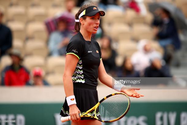 It proved to be a frustrating day for Konta (Getty Images/Clive Brunskill)