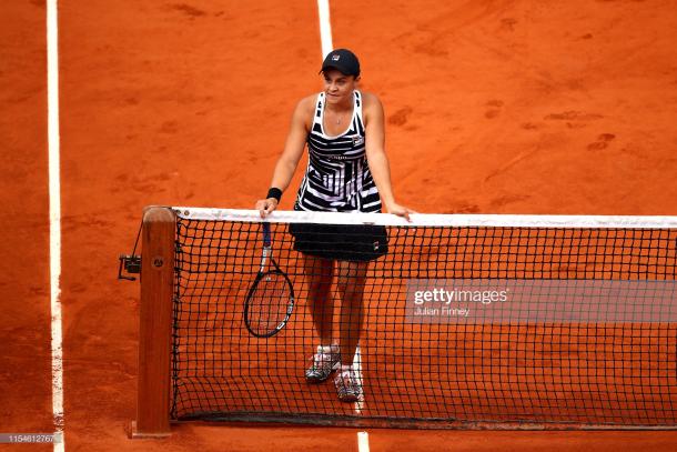 Barty celebrates after winning her first Grand Slam singles title (Getty Images/Clive Brunskill)