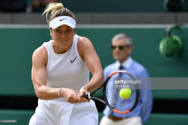 Svitolina overcame deficits in both sets to reach her maiden semifinal at a major/Photo: Glyn Kirk/AFP/Getty Images