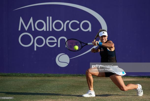 Kerber in action in Mallorca this week (Getty Images/Quality Sport Images)