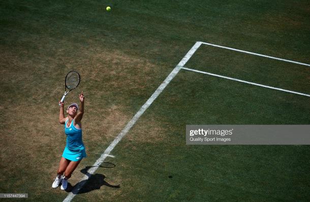 Mertens in action at the Mallorca Open last week (Getty Images/Quality Sport Images)