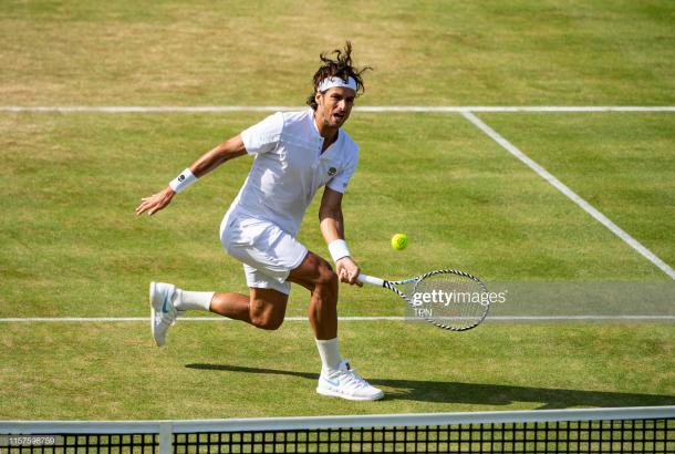 Lopez will look to serve and volley regularly (Getty Images)