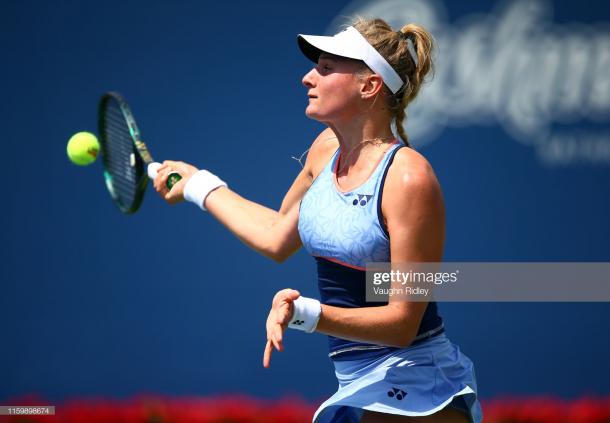 Dayana Yastremska had a frustrating day | Photo: Vaughn Ridley/Getty Images