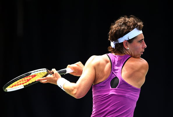 Suarez Navarro will be in action at the Australian Open for the final time (Photo;Vaughn Ridley)