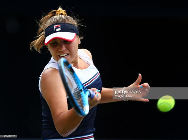 Sofia Kenin is into her first Premier 5 quarterfinal | Photo: Vaughn Ridley/Getty Images