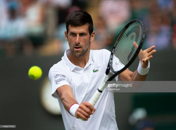 Djokovic is searching for a fifth Wimbledon title (Getty Images/Visionhaus)