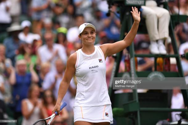 World number one Barty is on a 15-match winning streak (Getty Images/Matthias Hangst)