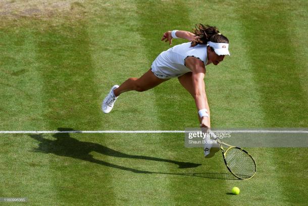 Konta started brightly, but could not handle Strycova after that (Getty Images/