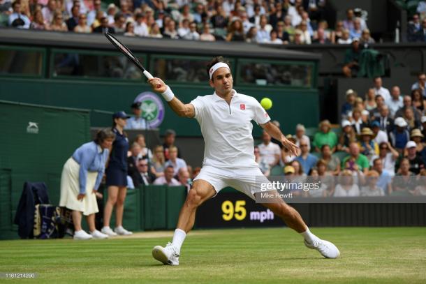 Federer weathered the early storm from Nishikori (Image source: Mike Hewitt/Getty Images)