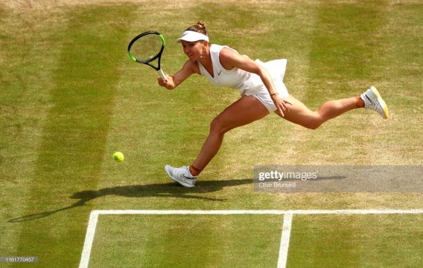 Halep produced a stunning display to capture her first Wimbledon title (Getty Images/Clive Brunskill)