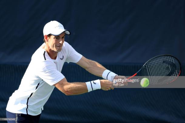 Murray played at the US Open last year but lost in the second round to Daniil Medvedev (Image source: Rob Carr/Getty Images)