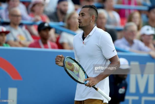 Kyrgios will open his Coupe Rogers campaign against Kyle Edmund this week (Image source: Rob Carr/Getty Images)