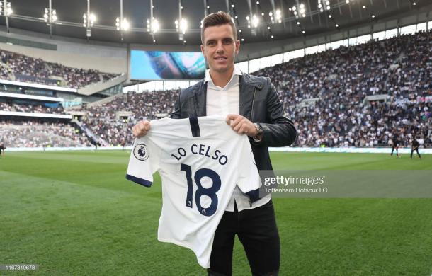 Deadline day signing Giovani Lo Celso will expect to be involved in some capacity against City. | Source: Getty Images (Tottenham Hotspur FC)