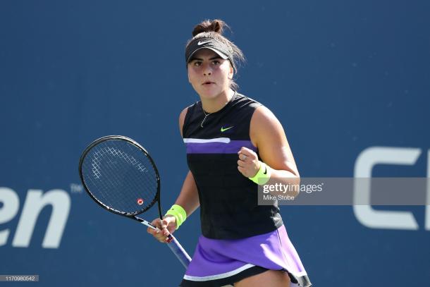 Bianca Andreescu will come into the match as the favourite | Photo: Mike Stobe/Getty Images
