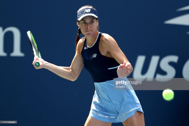 Sorana Cirstea had a bright start but was unable to sustain her high level | Photo: Al Bello/Getty Images