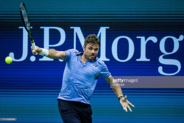 The Wawrinka backhand was the most devastating shot on the court/Photo: Chaz Niell/Getty Images