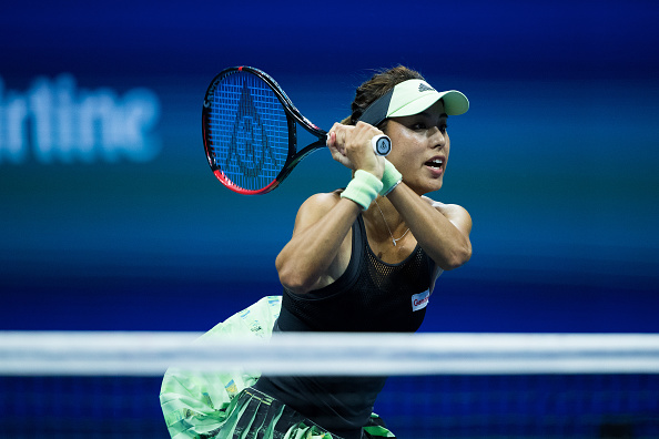 Qiang in action at the US Open in 2019 (Image: Chaz Neill)