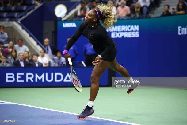 It was a good serving day for Williams | Photo: Clive Brunskill/Getty Images