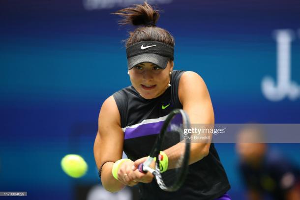 Andreescu was playing excellently today | Photo: Clive Brunskill/Getty Images